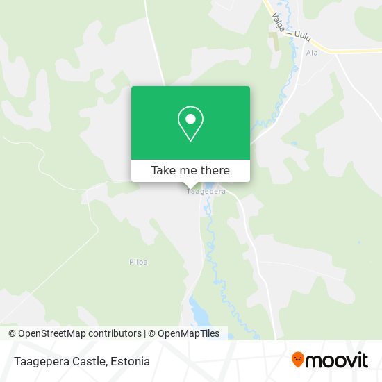 Taagepera Castle map