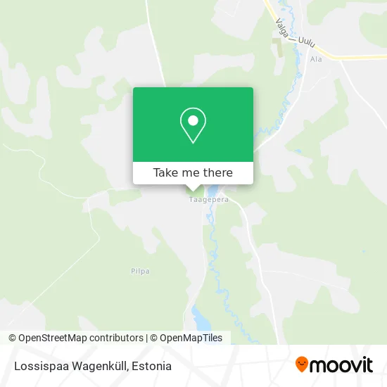 Карта Lossispaa Wagenküll