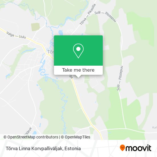 Tõrva Linna Korvpalliväljak map