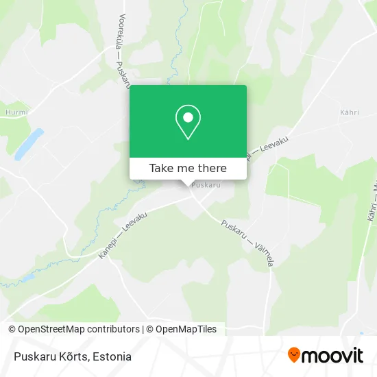 Карта Puskaru Kõrts