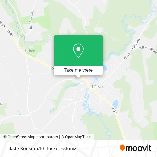 Карта Tikste Konsum/Ehituske