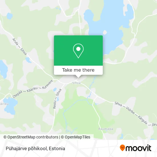 Карта Pühajärve põhikool