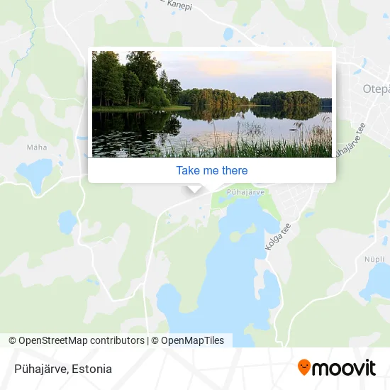 Карта Pühajärve
