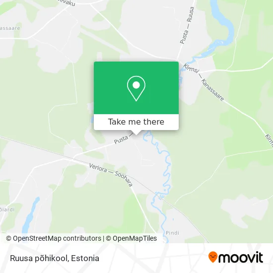 Карта Ruusa põhikool