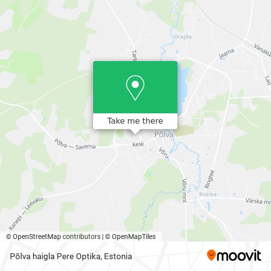 Põlva haigla Pere Optika map