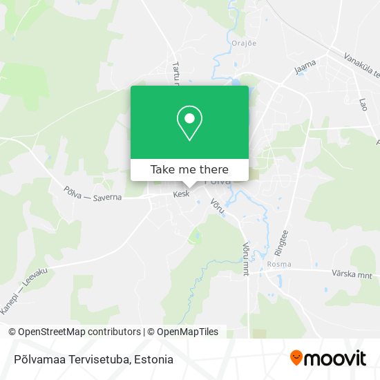 Põlvamaa Tervisetuba map