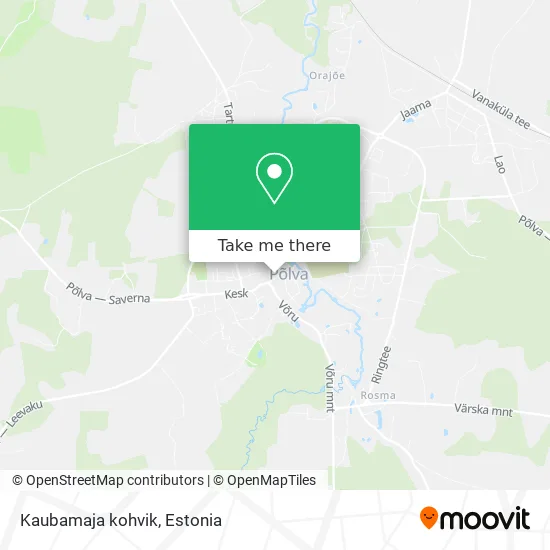 Карта Kaubamaja kohvik