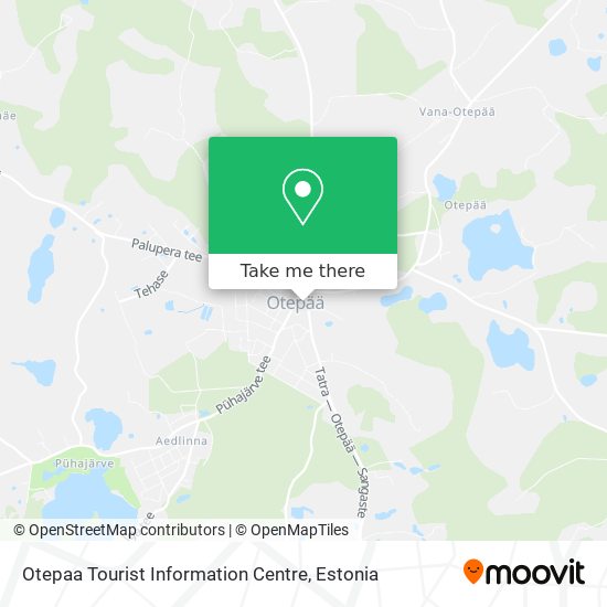 Карта Otepaa Tourist Information Centre