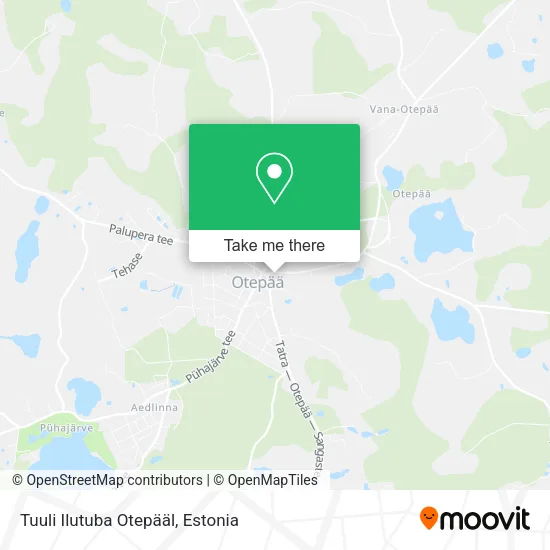 Карта Tuuli Ilutuba Otepääl