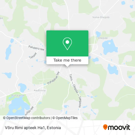 Карта Võru Rimi apteek Ha1