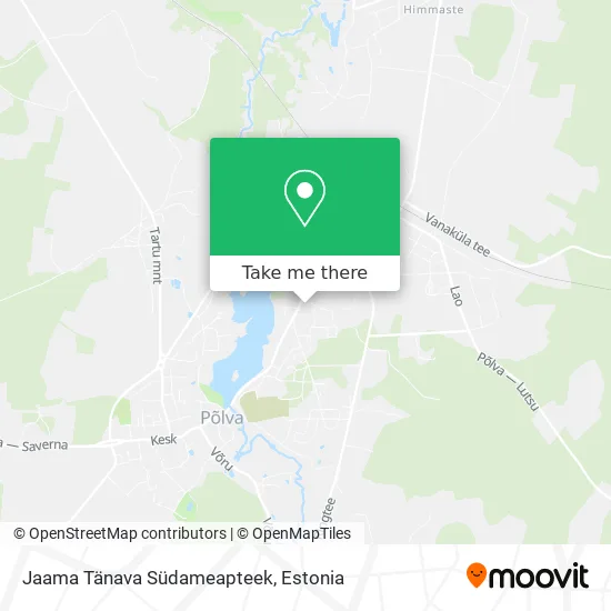 Карта Jaama Tänava Südameapteek
