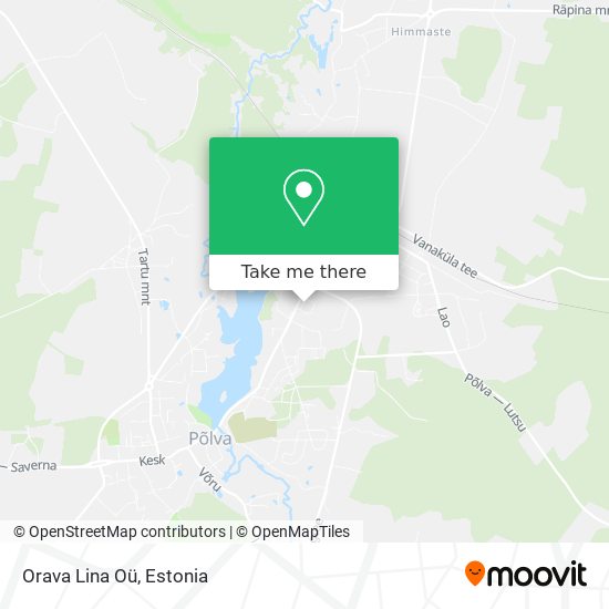 Карта Orava Lina Oü