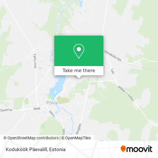 Карта Koduköök Päevalill
