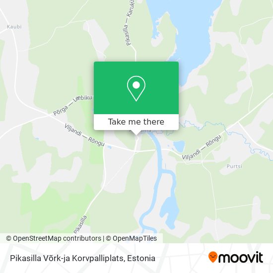 Pikasilla Võrk-ja Korvpalliplats map