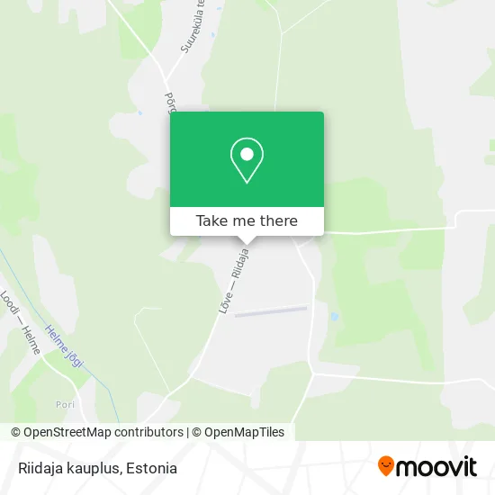 Карта Riidaja kauplus