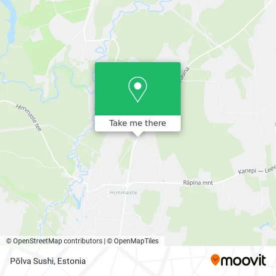 Põlva Sushi map