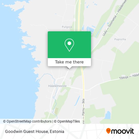 Goodwin Guest House map