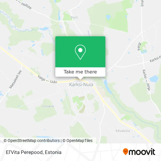 El'Vita Perepood map