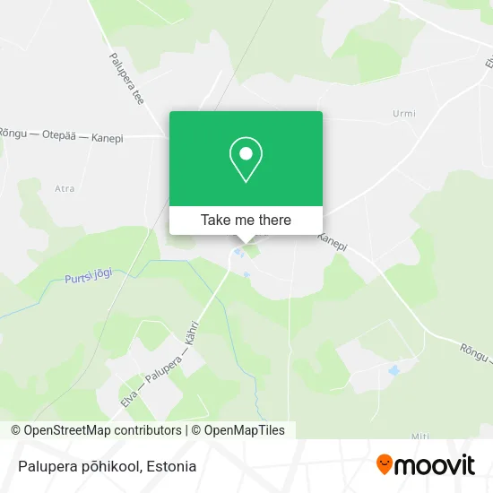 Карта Palupera põhikool