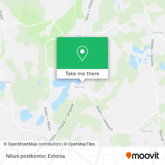 Карта Nõuni postkontor