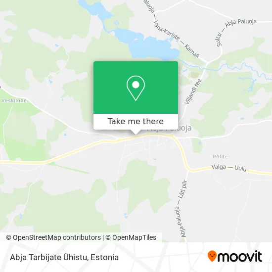 Карта Abja Tarbijate Ühistu