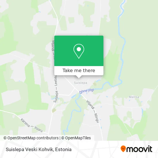 Карта Suislepa Veski Kohvik