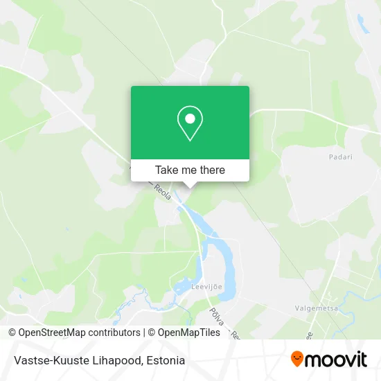 Vastse-Kuuste Lihapood map