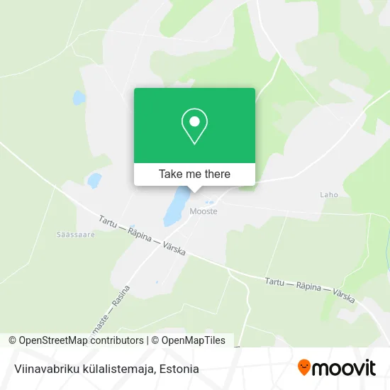 Карта Viinavabriku külalistemaja