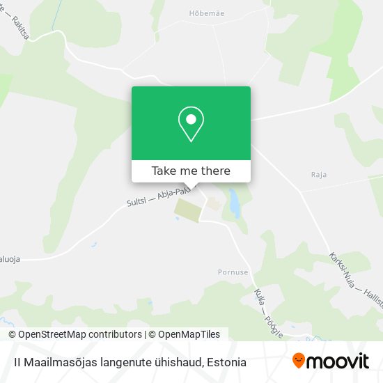 II Maailmasõjas langenute ühishaud map