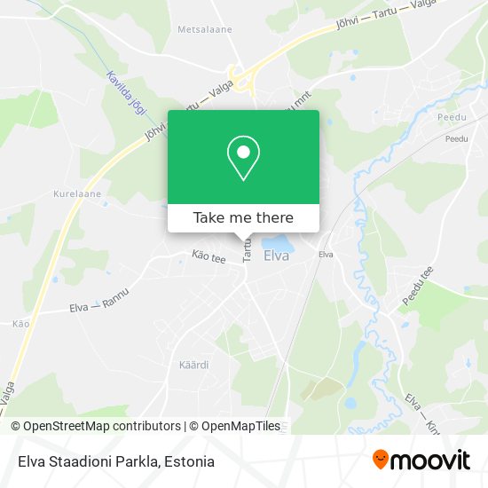 Elva Staadioni Parkla map