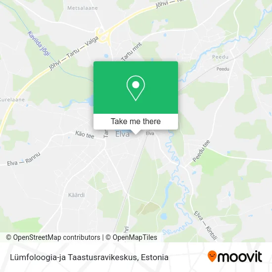Карта Lümfoloogia-ja Taastusravikeskus