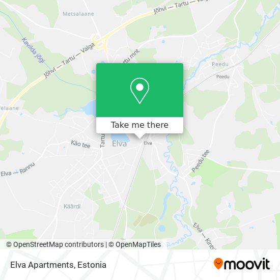 Elva Apartments map