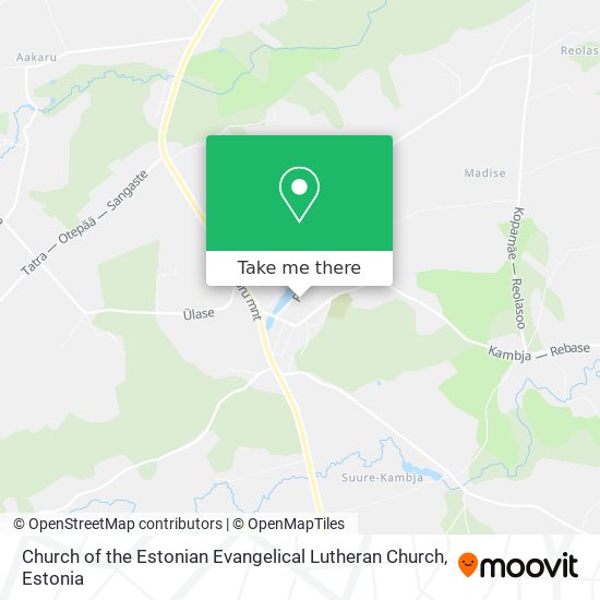 Church of the Estonian Evangelical Lutheran Church map