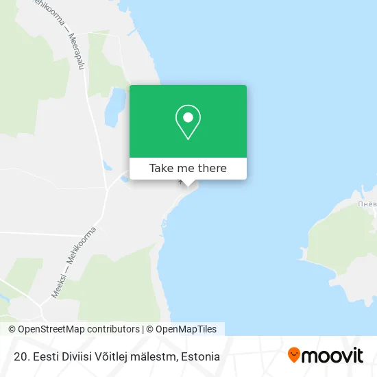 Карта 20. Eesti Diviisi Võitlej mälestm