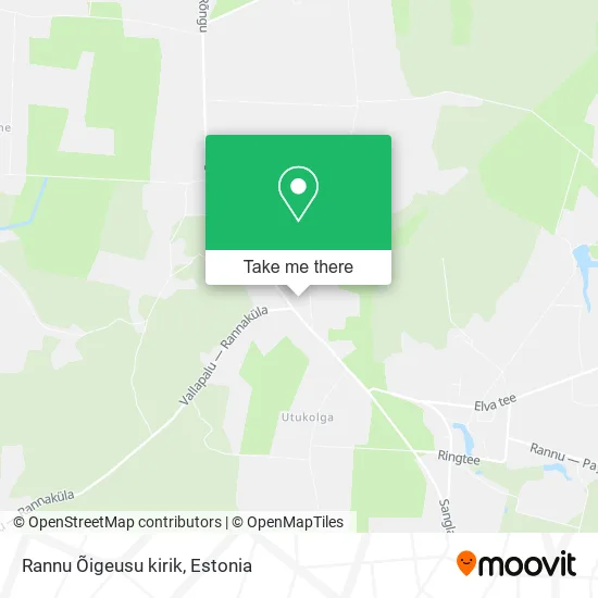 Карта Rannu Õigeusu kirik