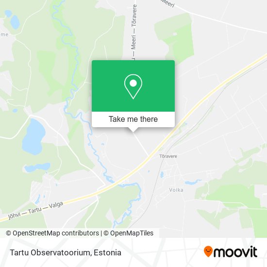 Tartu Observatoorium map