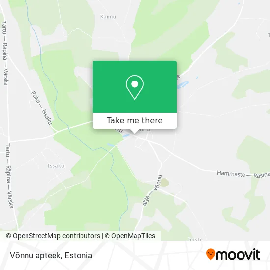 Карта Võnnu apteek