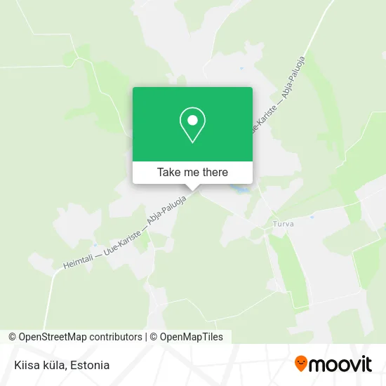 Kiisa küla map