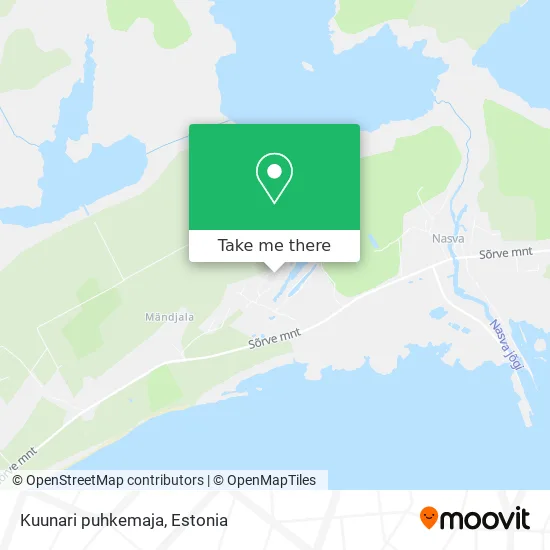 Карта Kuunari puhkemaja