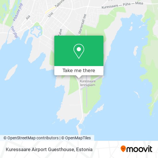 Kuressaare Airport Guesthouse map