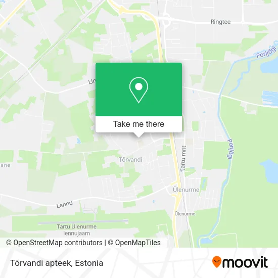 Карта Tõrvandi apteek