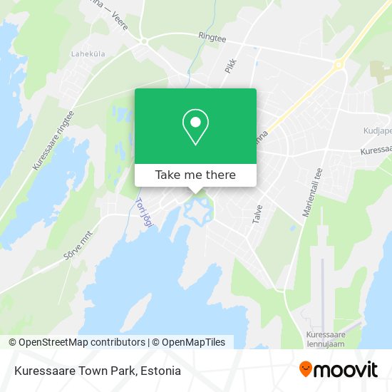 Карта Kuressaare Town Park