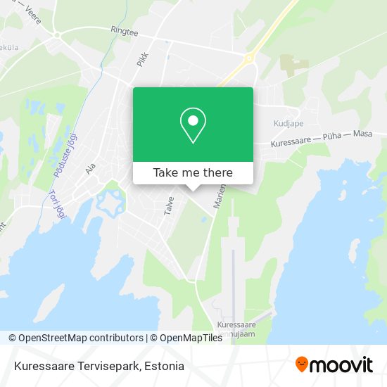 Kuressaare Tervisepark map