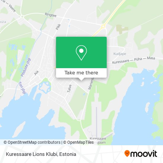 Карта Kuressaare Lions Klubi