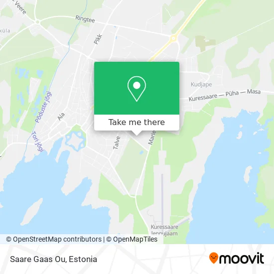 Карта Saare Gaas Ou