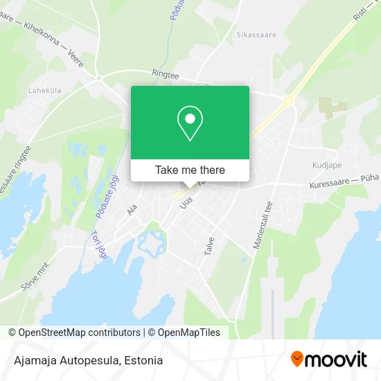 Карта Ajamaja Autopesula