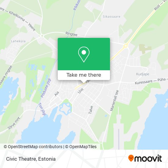 Civic Theatre map