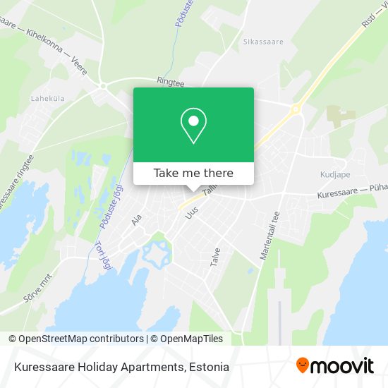Карта Kuressaare Holiday Apartments