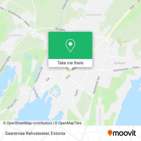 Карта Saaremaa Rahvateater