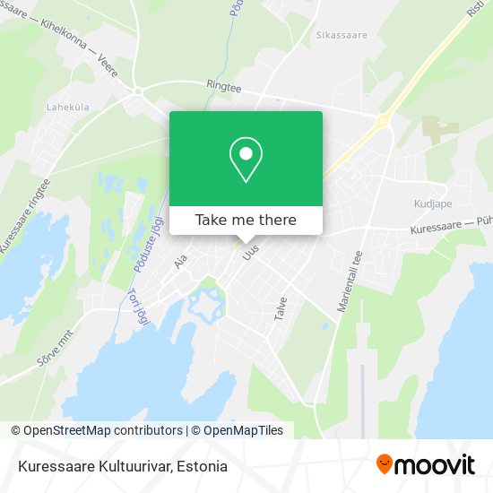 Kuressaare Kultuurivar map